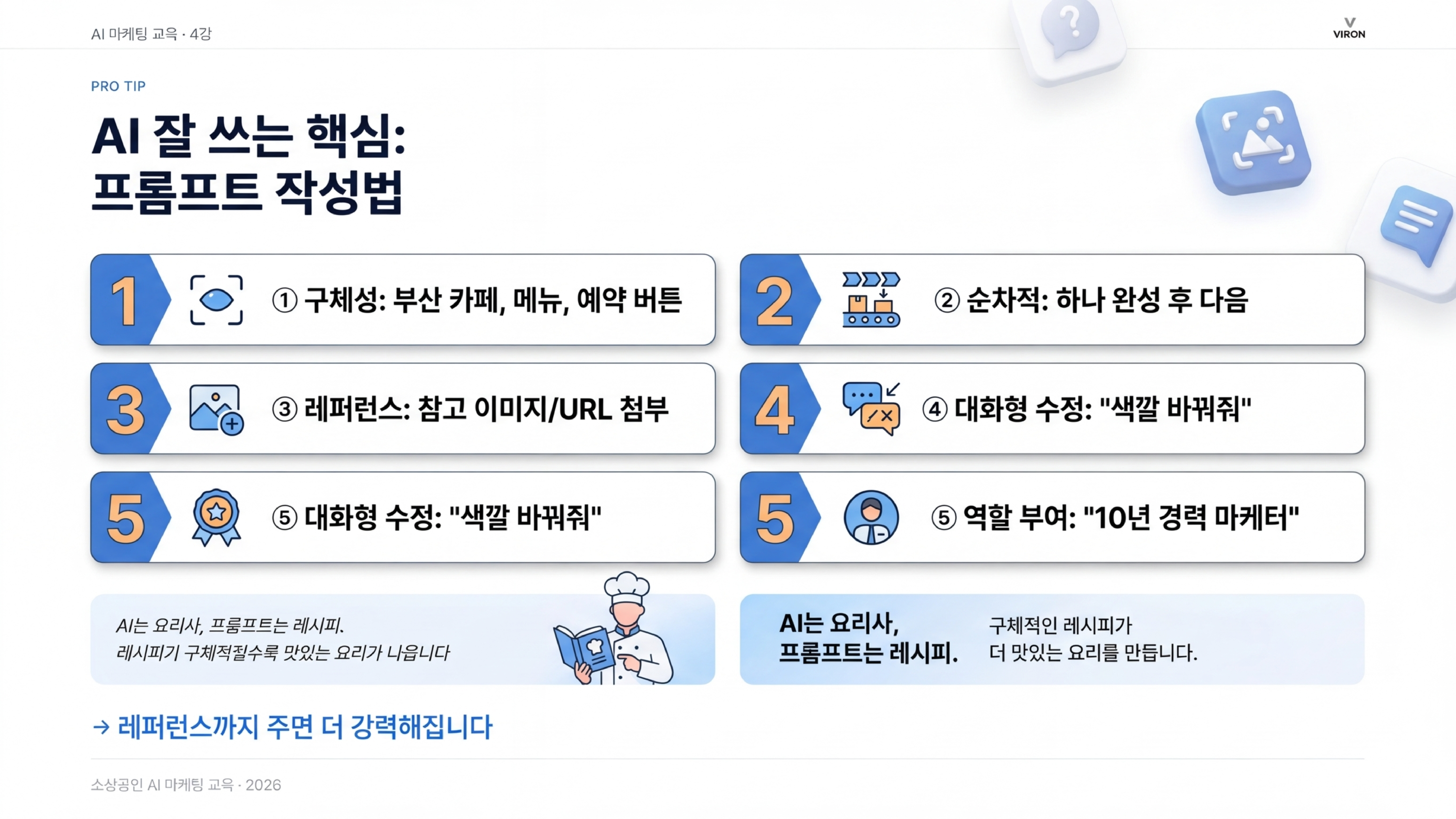 프롬프트 작성법 5가지